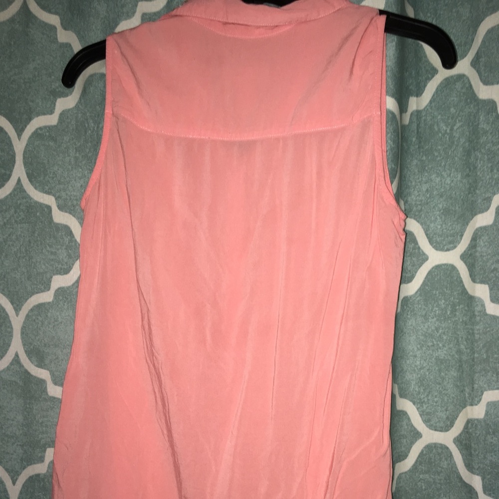 🆑Coral Button Down - Picture 3 of 3